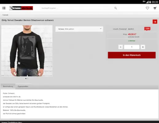 krasse-shirts.de android App screenshot 0